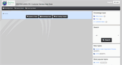 Desktop Screenshot of help.destiny-2000.com